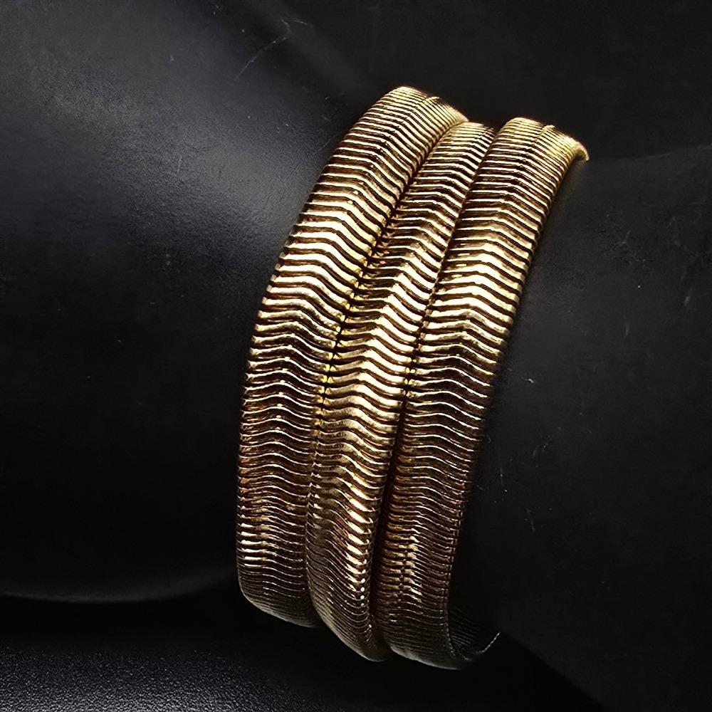 Avon Triple Strand Rope Chain Bracelet Vintage Costume Jewelry